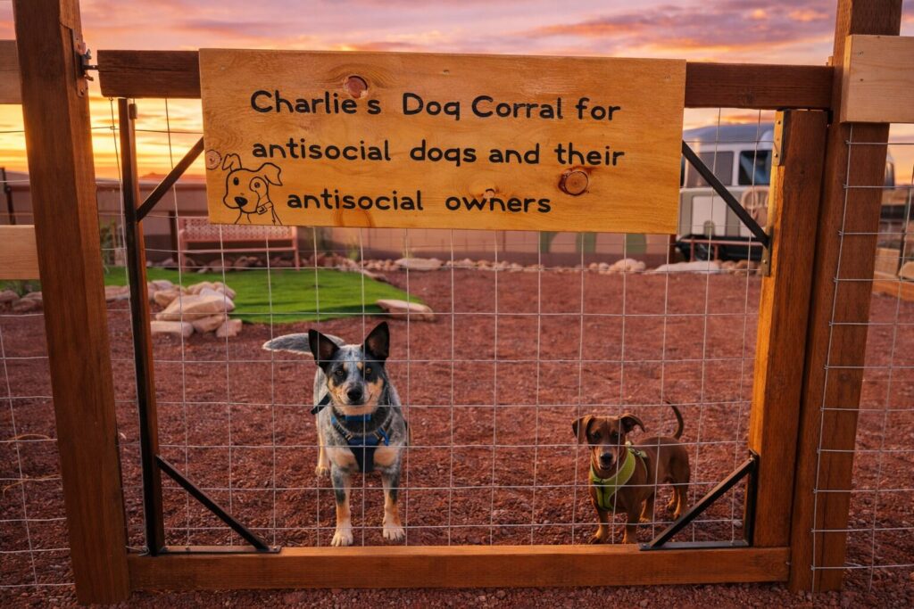 Charlie's Antisocial Dog park